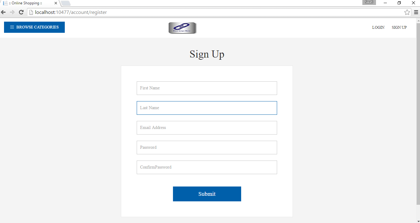 MVC Shopping Cart with C, EF, SQL ServerPart2 