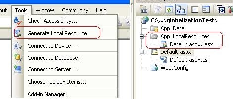 ASP.NET Resource File