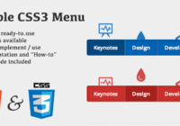 HTML5 Menu Icons
