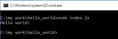 NodeJS Command Line Tool