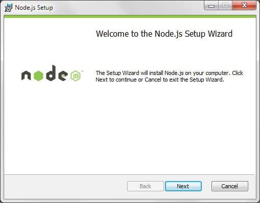 NodeJS Setup Wizard