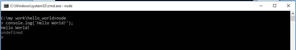 Print NodeJS Application
