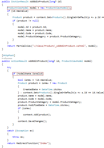 Modify ActionMethod