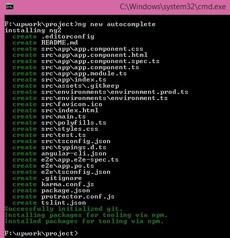 Installing Angularjs 2